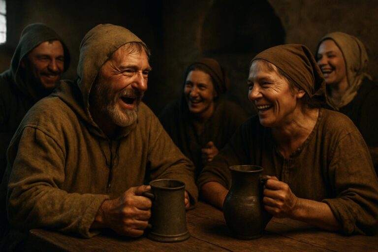 Milostné radovánky, pití a vtipy: Jak trávili volný čas prostí lidé ve středověku