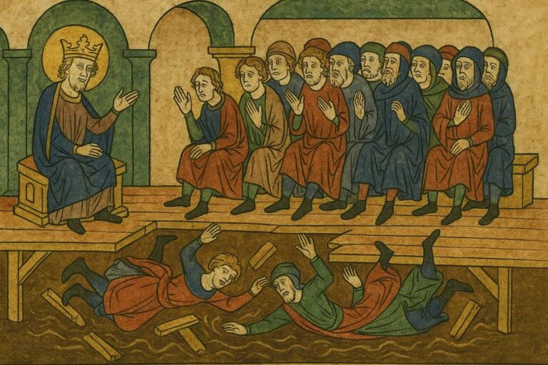 Středověký sněm skončil latrínovou katastrofou. Desítky šlechticů se utopily ve výkalech