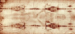 Turínské plátno, FOTO: Rotated version of File:Shroudofturin.jpg., Public domain, via Wikimedia Commons