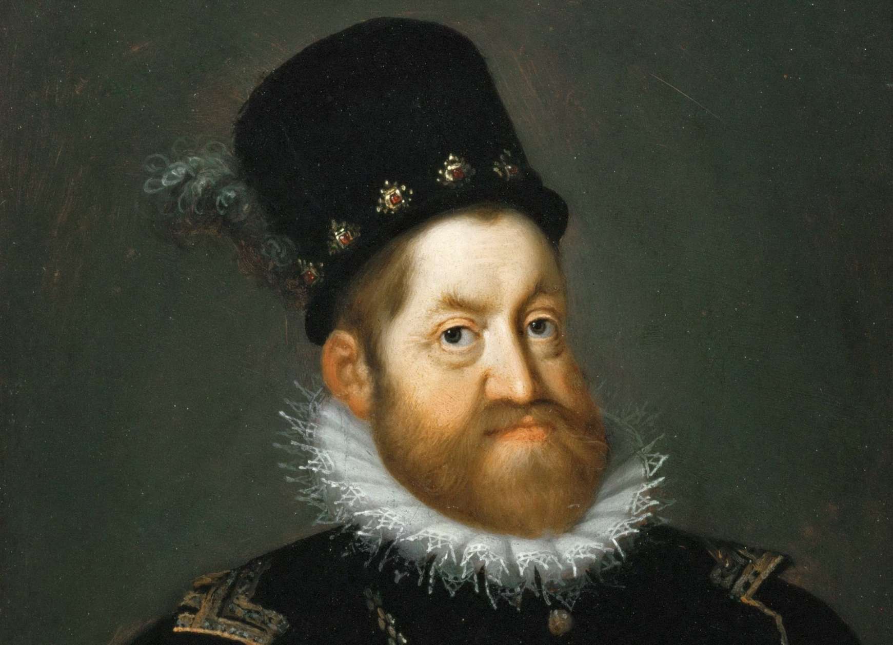 Portrét Rudolfa II. podle Josepha Heintze, FOTO: Joseph Heintz the Elder, Public domain, via Wikimedia Commons