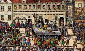 Poprava na Staroměstském náměstí, FOTO: See page for author, Public domain, via Wikimedia Commons