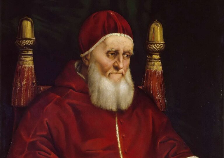Papež Julius II. si koupil papežství, válčil, měl nemanželské děti a zemřel na syfilis