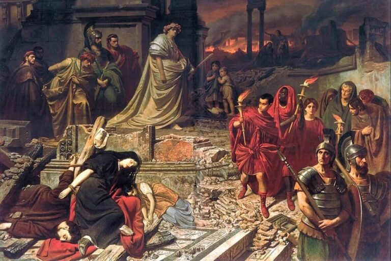 Císař Nero a největší omyl antiky. Řím nezapálil, za požár se ale mstil brutalitou