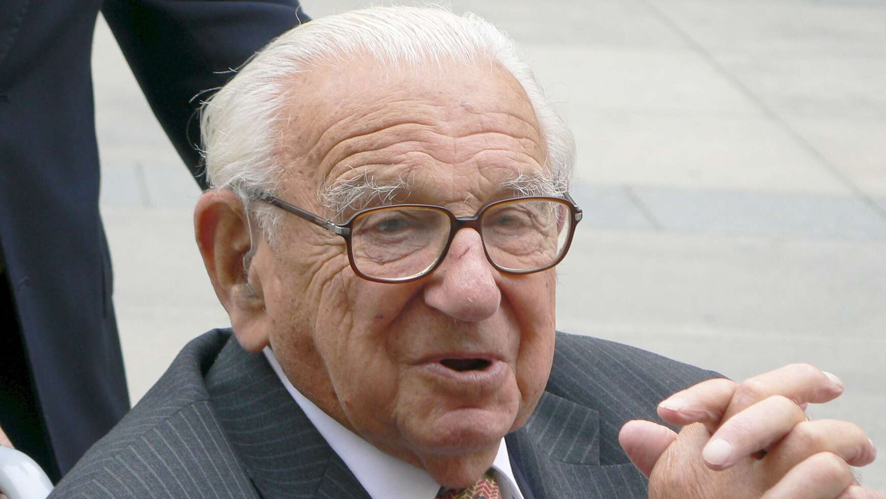 Nicholas Winton v Praze (2007), FOTO: cs:User:Li-sung, CC BY-SA 3.0, via Wikimedia Commons