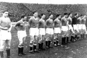 Busby babes (5. únor 1958), FOTO: Scanpix, Public domain, via Wikimedia Commons