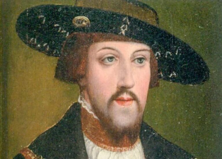 Ochrnutý král zoufale hrál o záchranu celé dynastie. Těžkou korunu proto nasadil malému batoleti