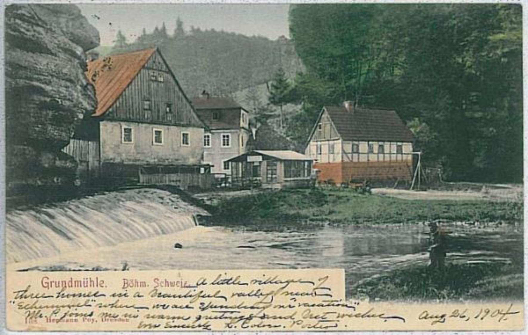 Dolský mlýn před rokem 1904, FOTO: <a href="https://commons.wikimedia.org/wiki/File:Dolsk%C3%BD_ml%C3%BDn_(p%C5%99ed_1904).jpg">Fotohistorie</a>, Public domain, via Wikimedia Commons